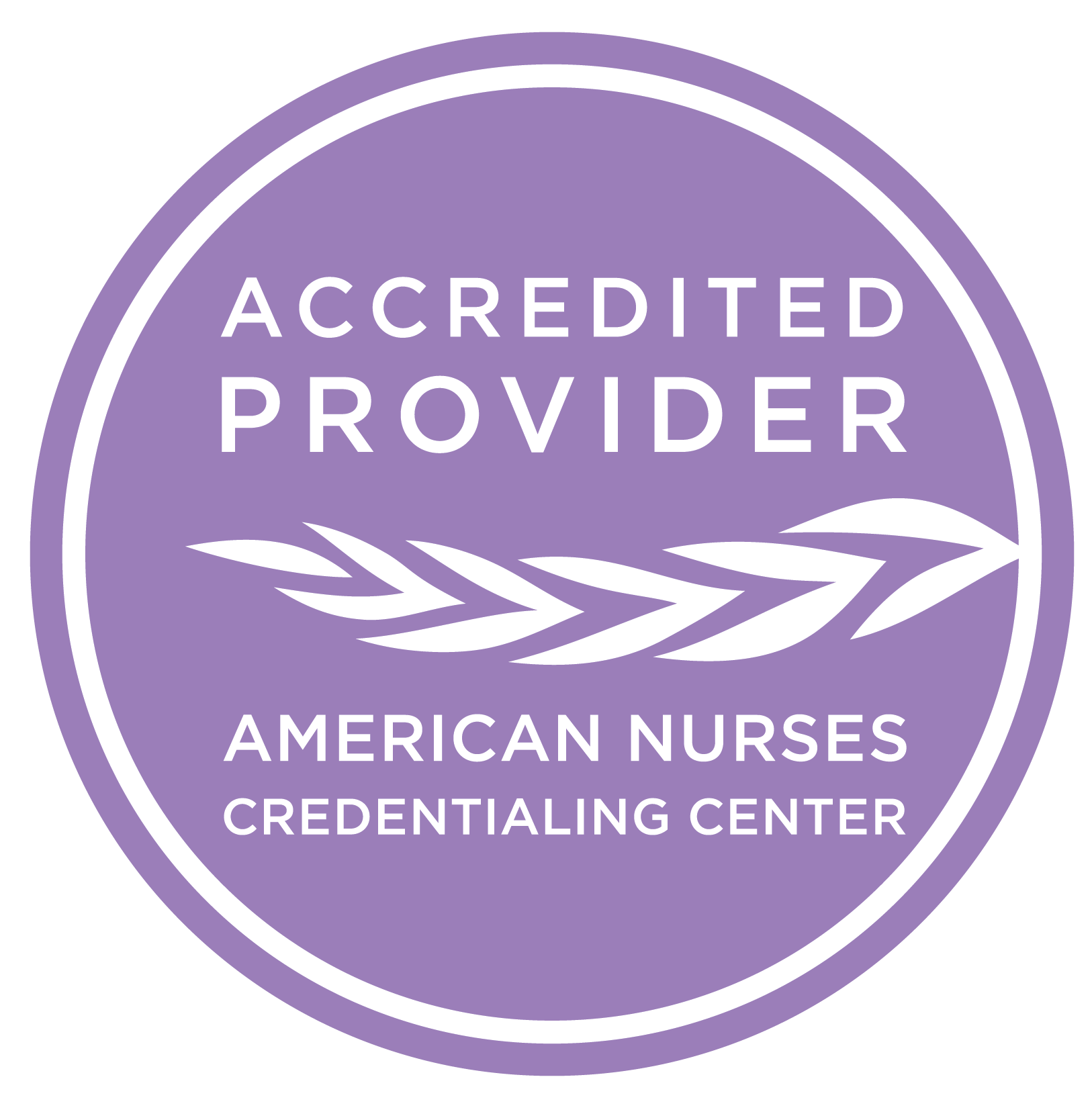 Accreditation seal from the American Nurses Credentialing Center